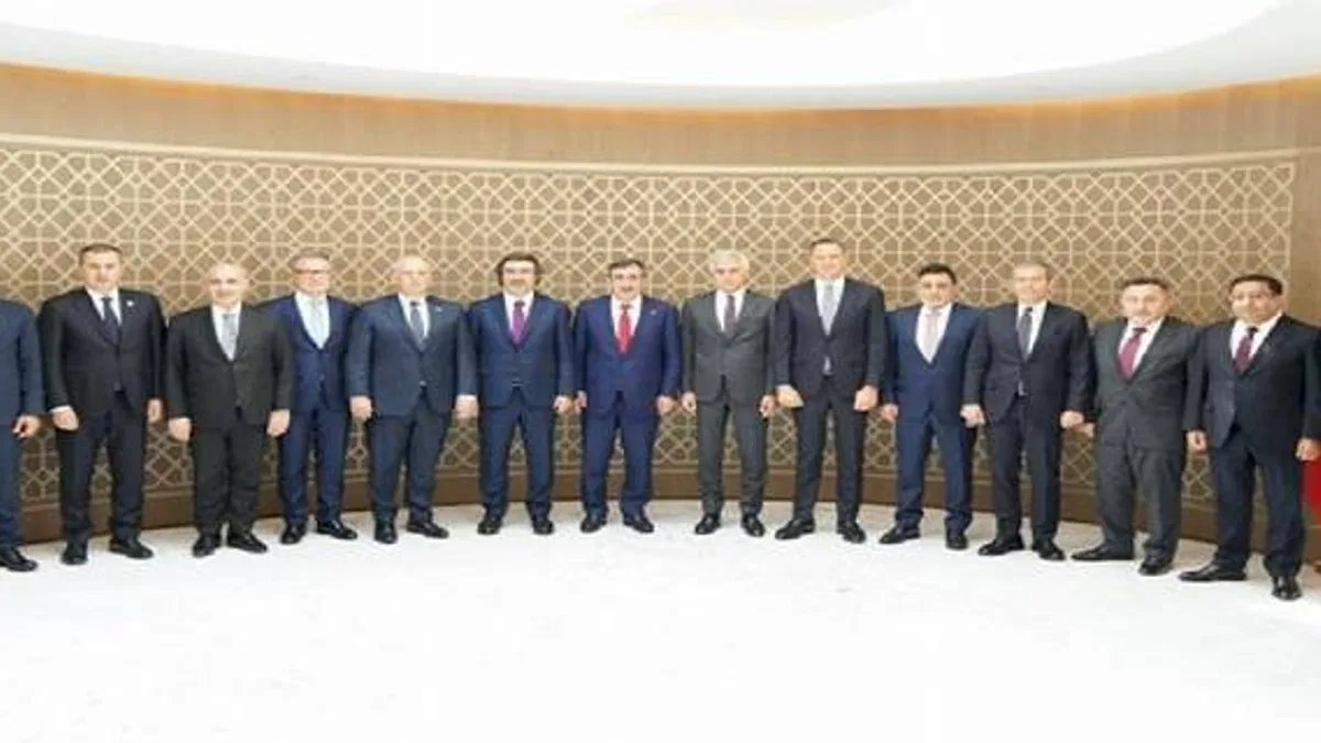TBB Cevdet Yılmaz'la buluştu