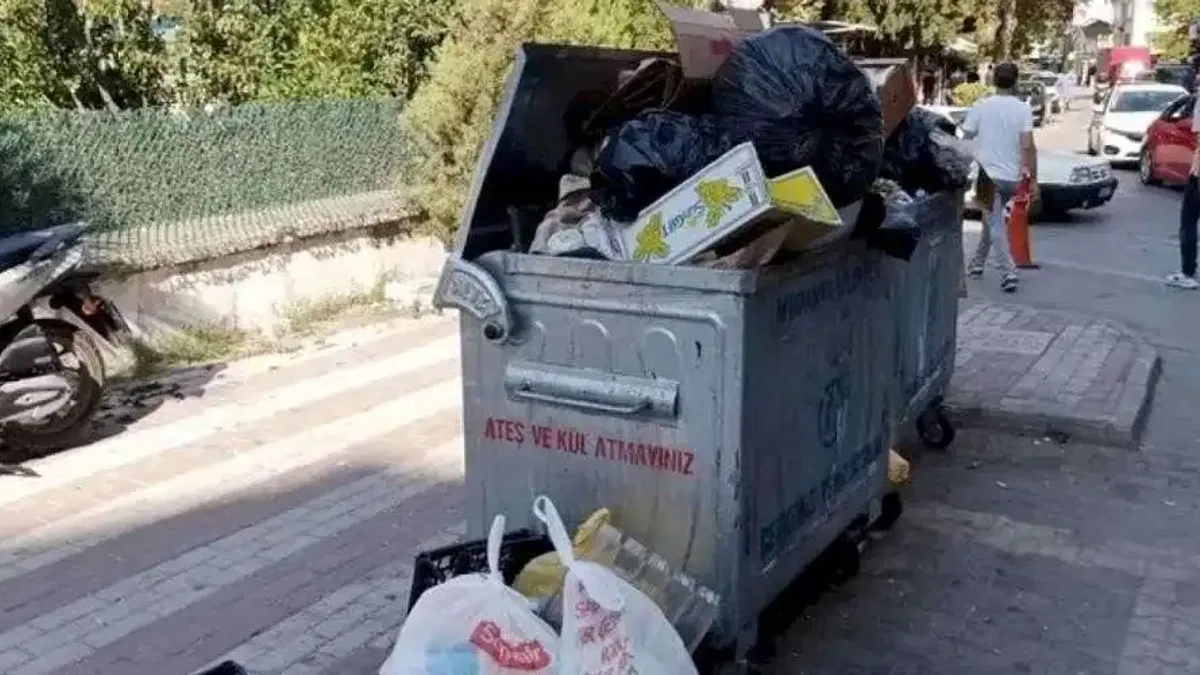 Güzelyalı’da toplanmayan çöpler tepki topluyor