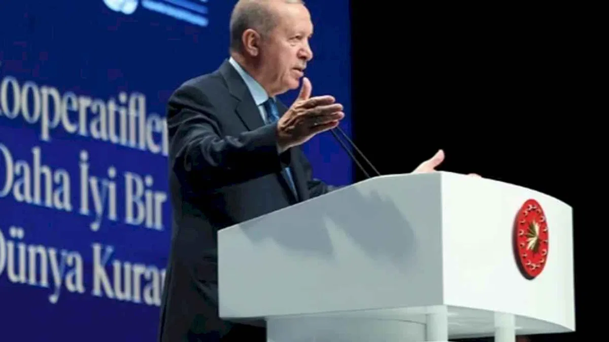Cumhurbaşkanı Erdoğan: Hedefimiz 250 bin kooperatif