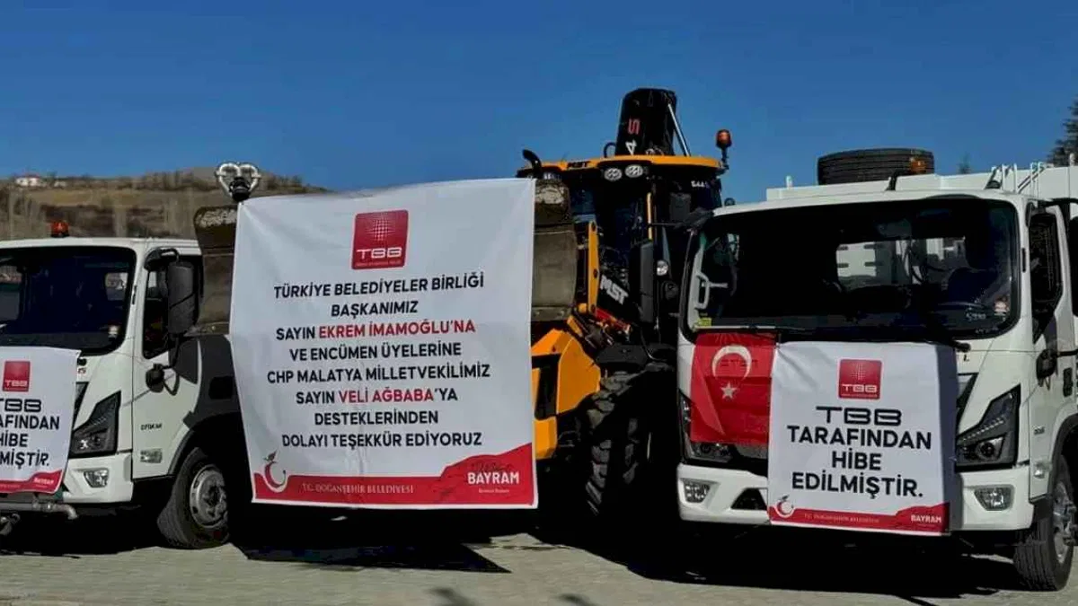 Malatya Doğanşehir'e TBB’den araç desteği