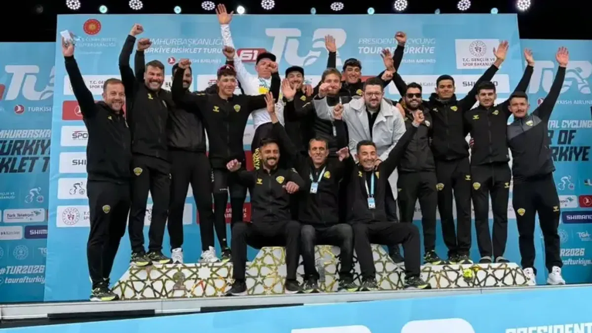 Konyalı sporcular Cumhurbaşkanlığı Turu'nda göz doldurdu