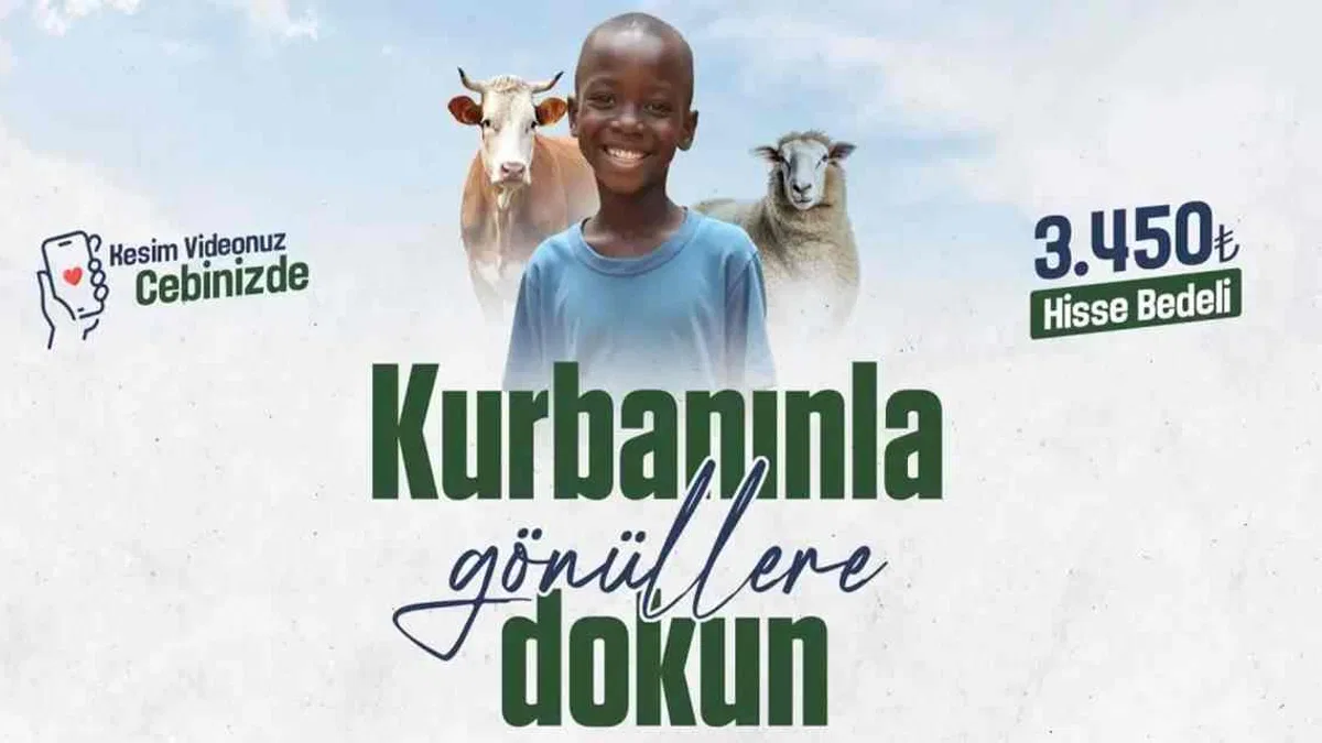 Kurban Bağışı ile Uzaklardaki Kardeşlerinize El Uzatın