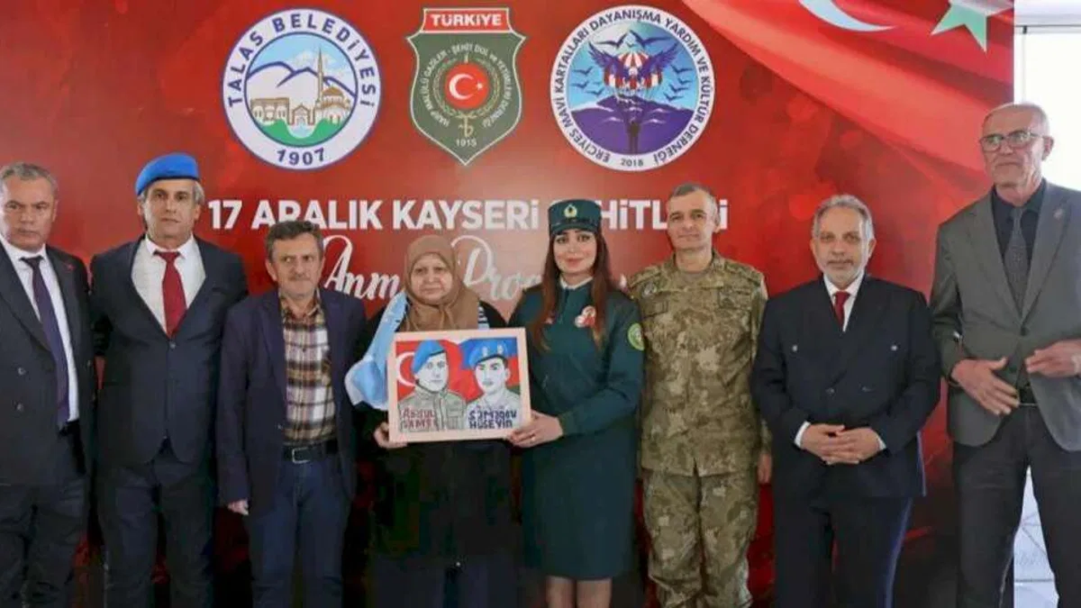 Kayseri Talas'ta şehitlerin hatıralarına özel buluşma