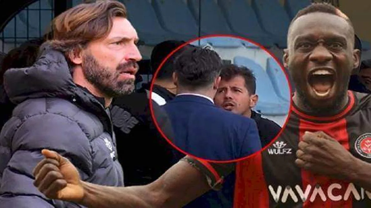 Fatih Karagümrük-Başakşehir maçında olay! Emre Belözoğlu gergin, Mbaye Diagne güçlükle sakinleşti