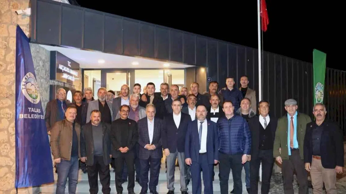 Kayseri Talas'ta muhtarlar Akçakaya'da buluştu