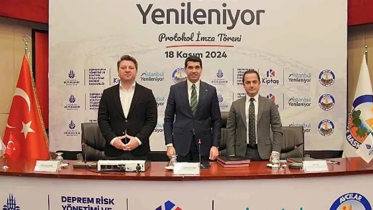 Avcılar Belediyesi ile KİPTAŞ Kentsel Dönüşüm Protokolü İmzalandı