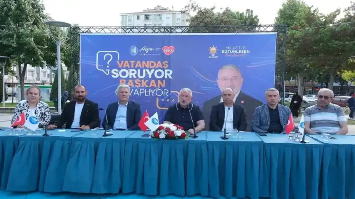Çorum’da halkla buluşma programı