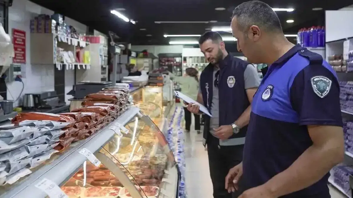 Kayseri Melikgazi zabıtasından sıkı denetim