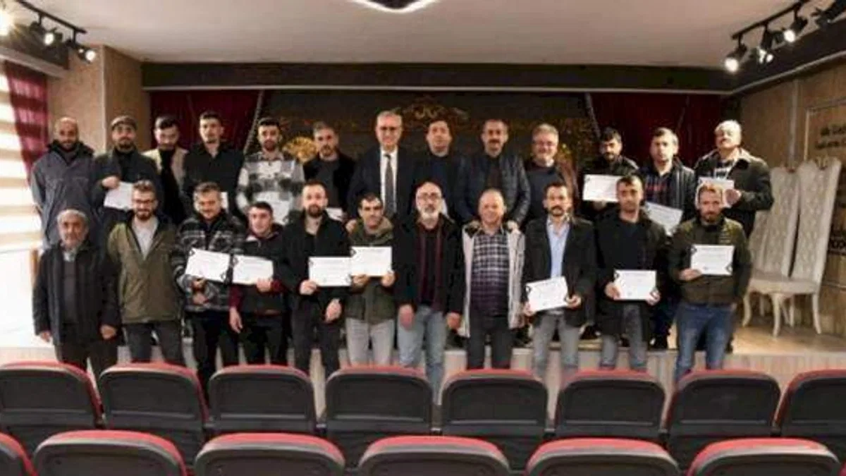Madencilere onur belgesi
