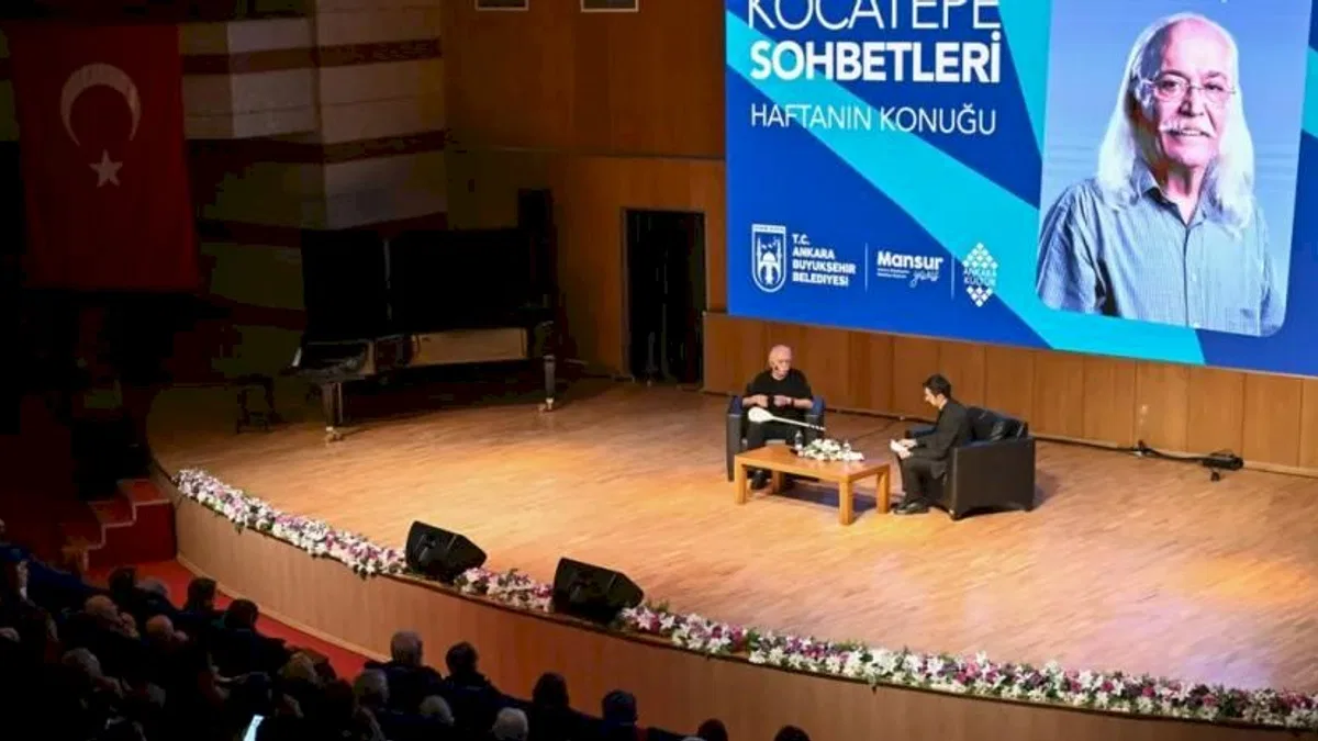 Ankara'da Kocatepe Sohbetleri’nin konuğu Cahit Berkay oldu