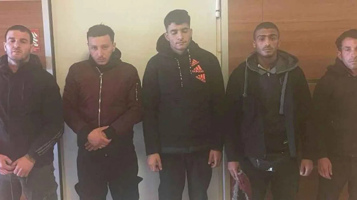 Edirne'de 5 göçmen yakalandı