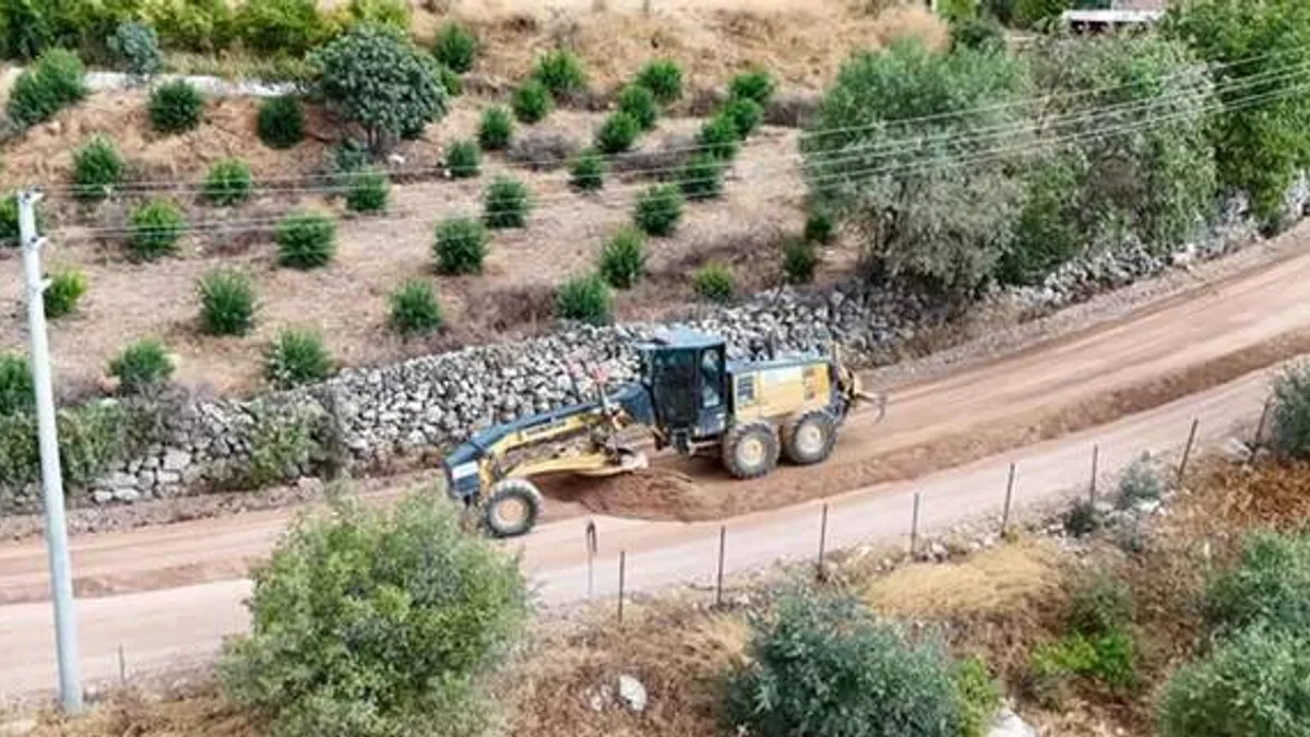 Antalya’nın kırsalında asfalt seferberliği