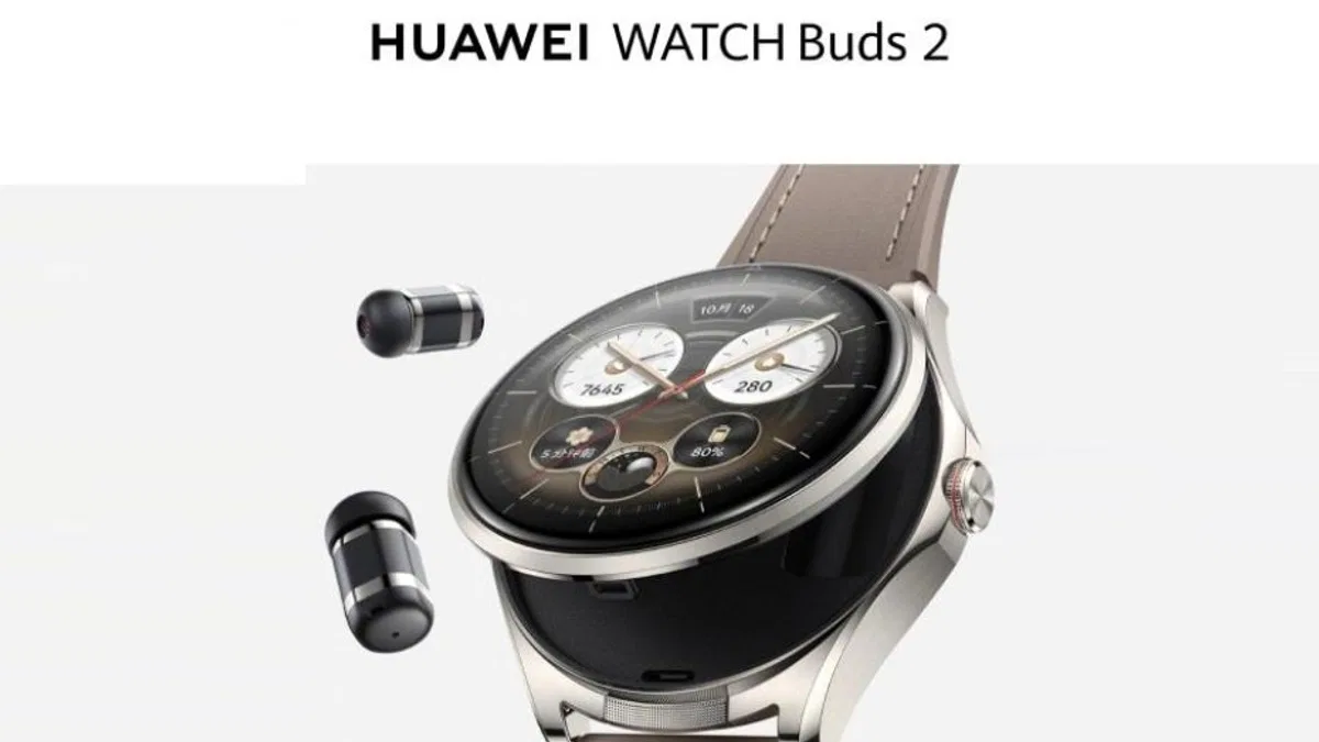 Saat içinde kulaklık: Huawei Watch Buds 2 geliyor!