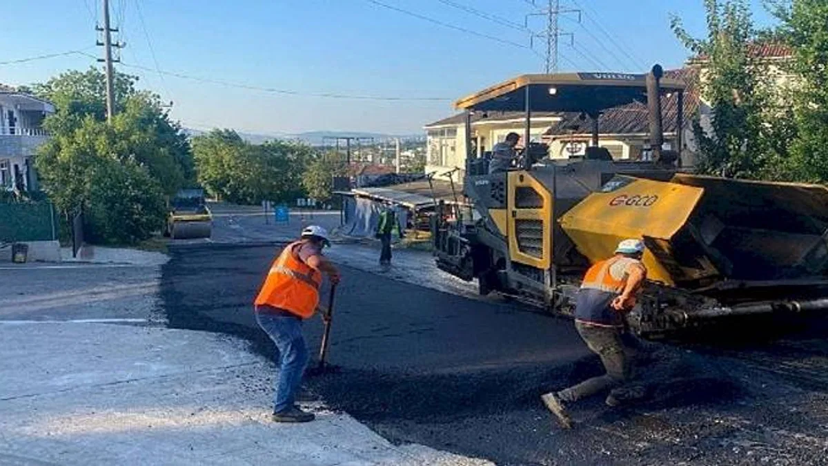 Başiskele Kahramanlar Caddesi asfaltlandı