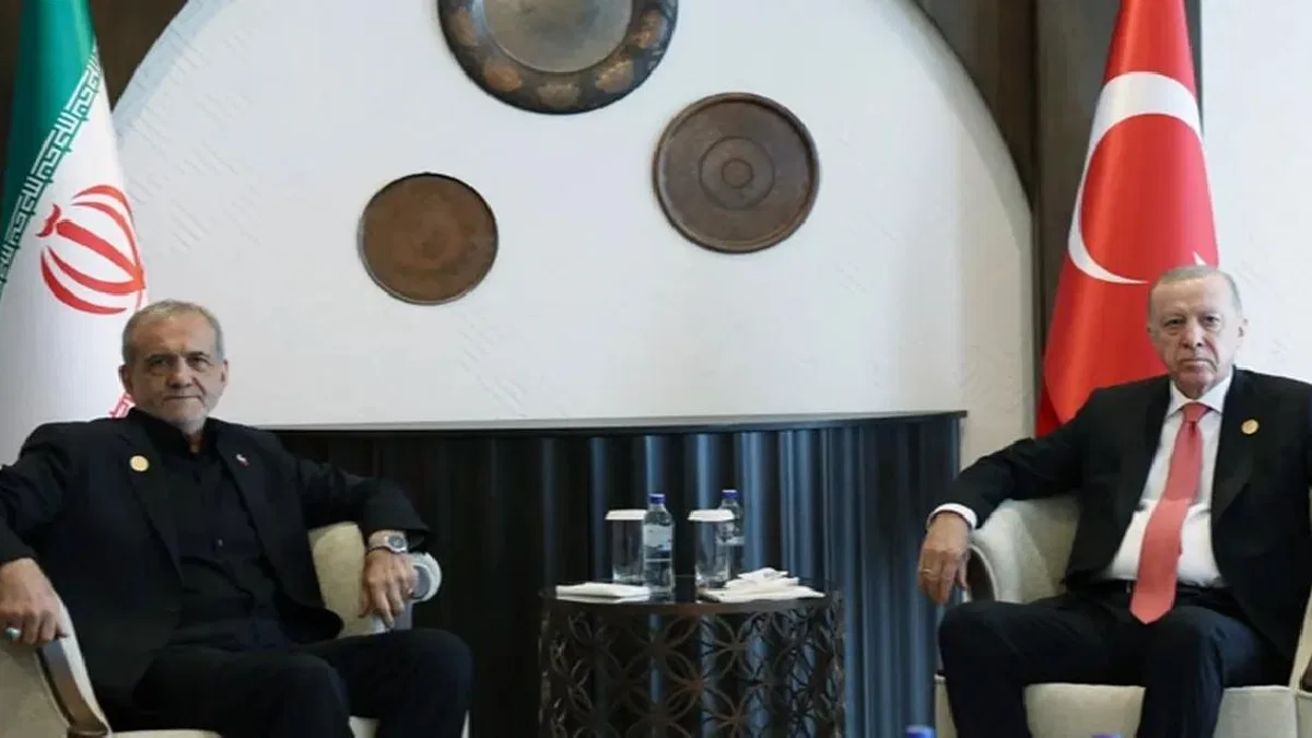 Cumhurbaşkanı Erdoğan, İranlı mevkidaşıyla görüştü