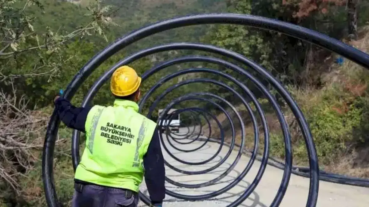 Sakarya'da Kazımiye Mahallesine 2 bin 700 metrelik yeni hat