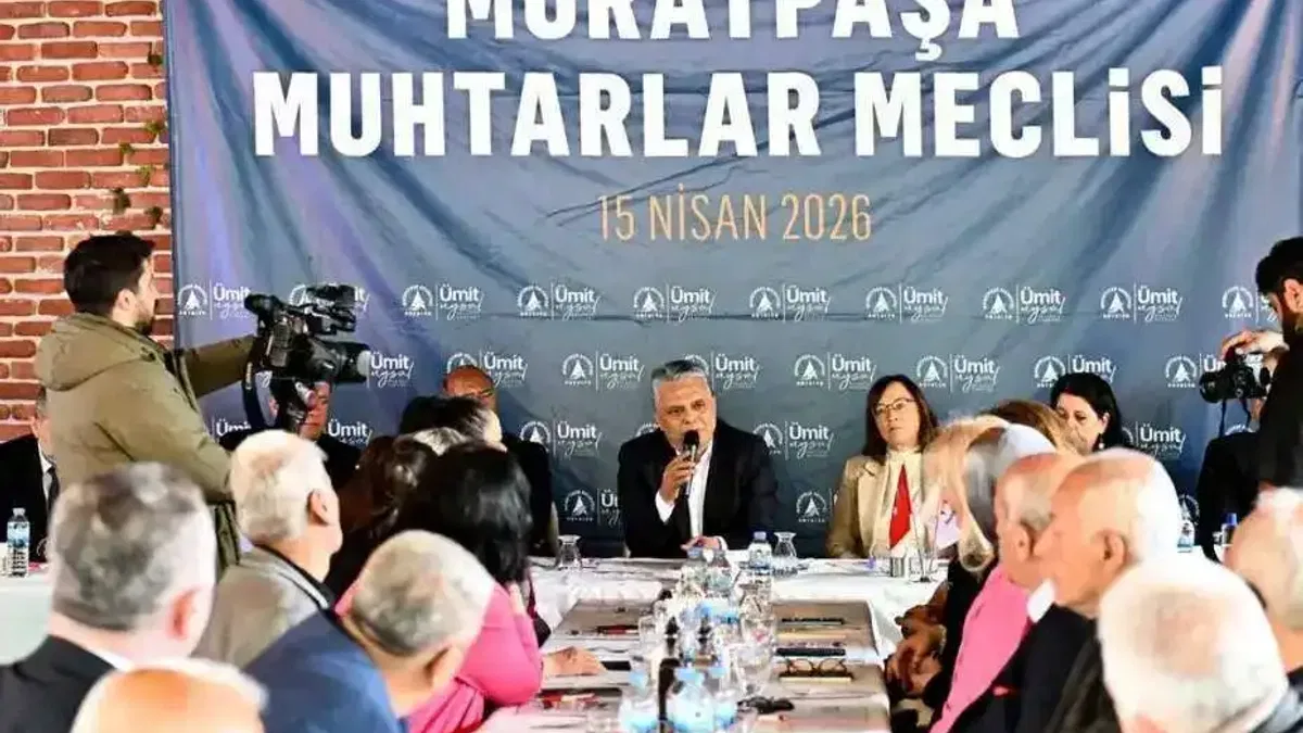 Antalya Muratpaşa'da muhtarlar toplandı