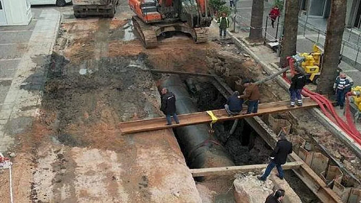 Şehit Fethibey Caddesi'ndeki altyapı sorunu da çözülüyor