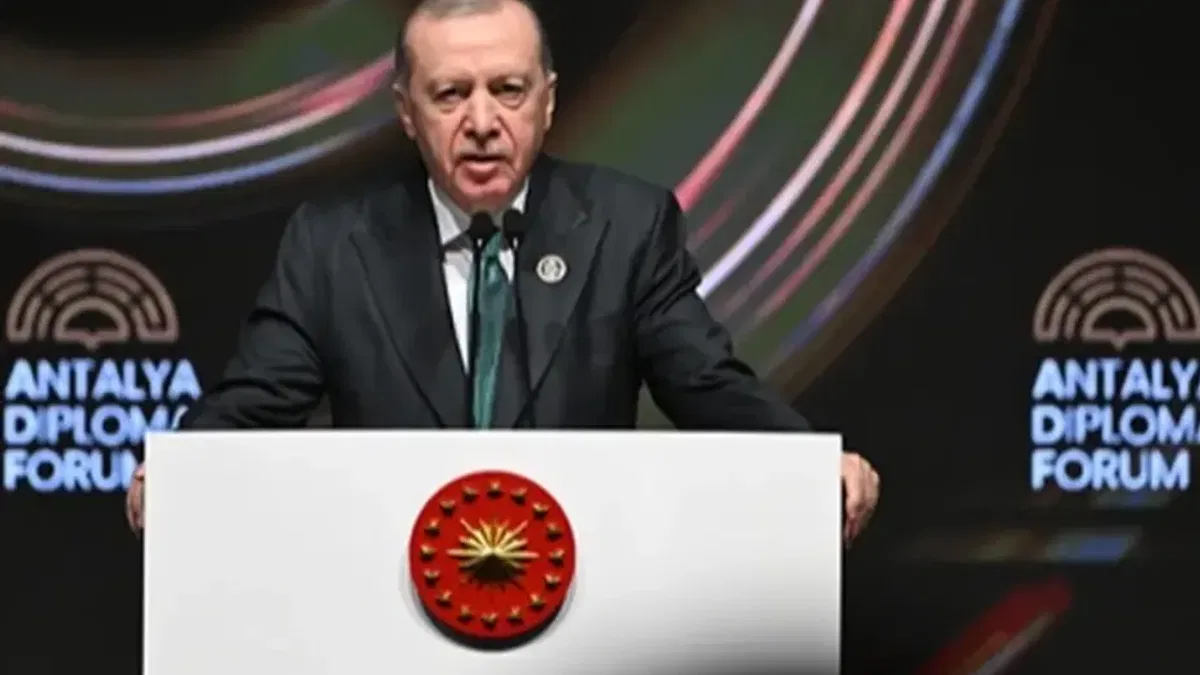 Cumhurbaşkanı Erdoğan’dan Antalya'dan barış ve diyalog mesajı