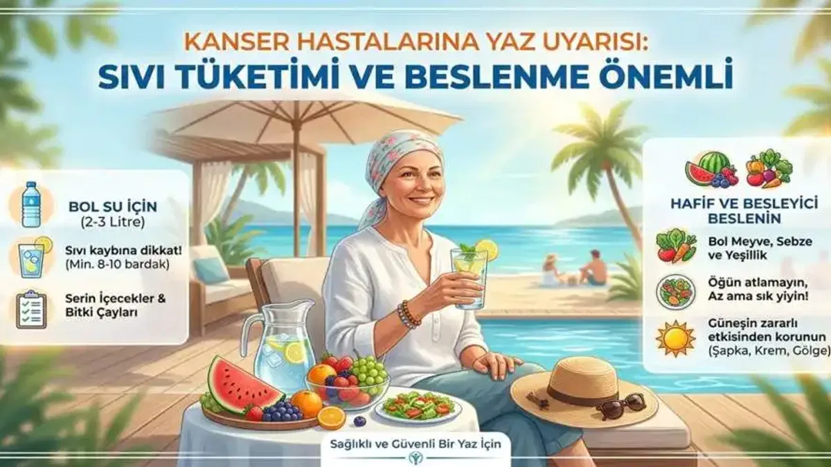 Kanser hastalarına yaz uyarısı