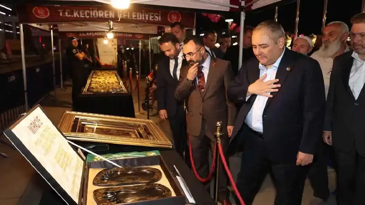Ankara Keçiören’de Mevlid Kandili programına yoğun ilgi