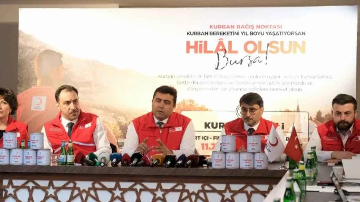 Kızılay Bursa'da kampanya detaylarını açıkladı