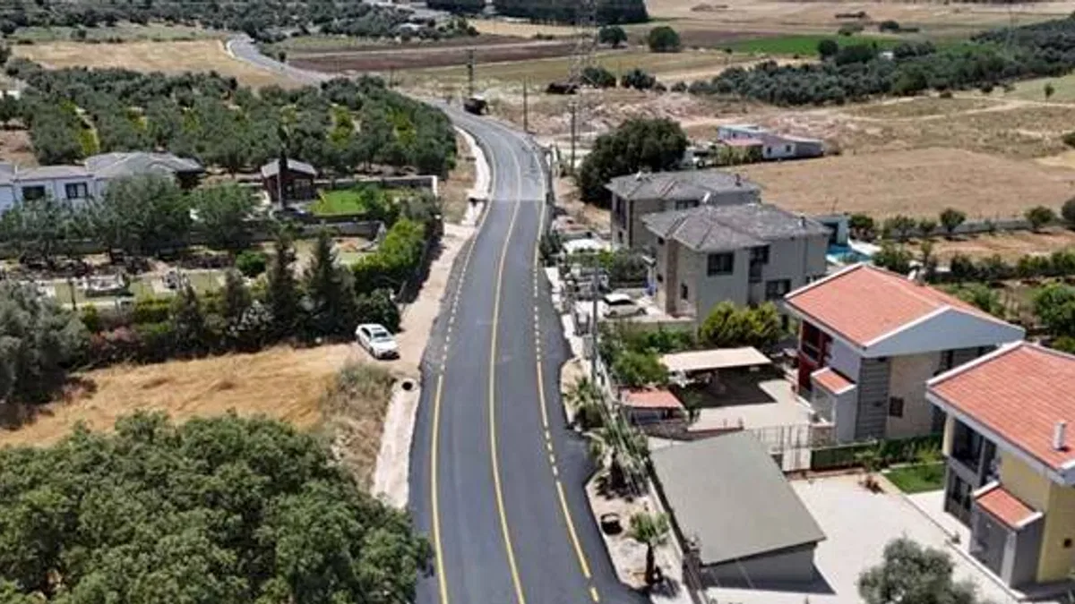 Muğla Milas’ta 16,5 milyon TL'lik yol çalışması