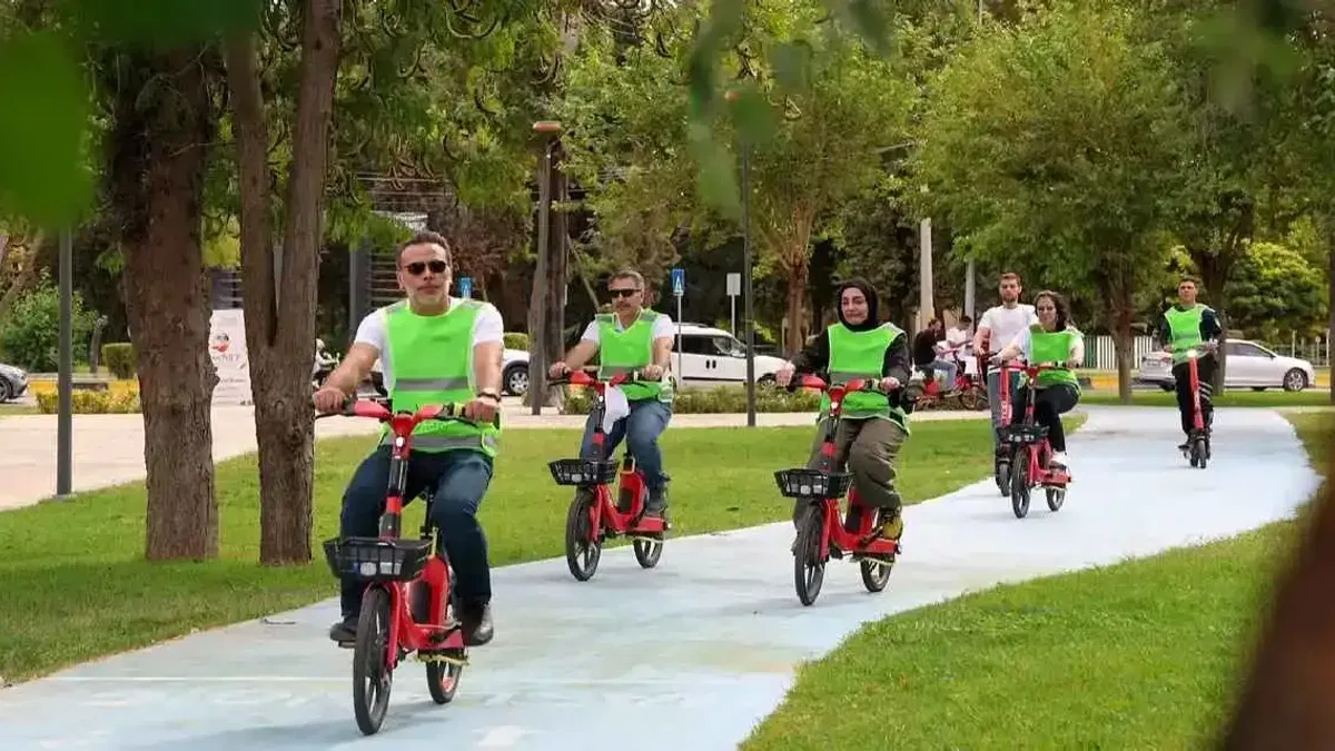 Gaziantep'te hareketliliğe özel pedal