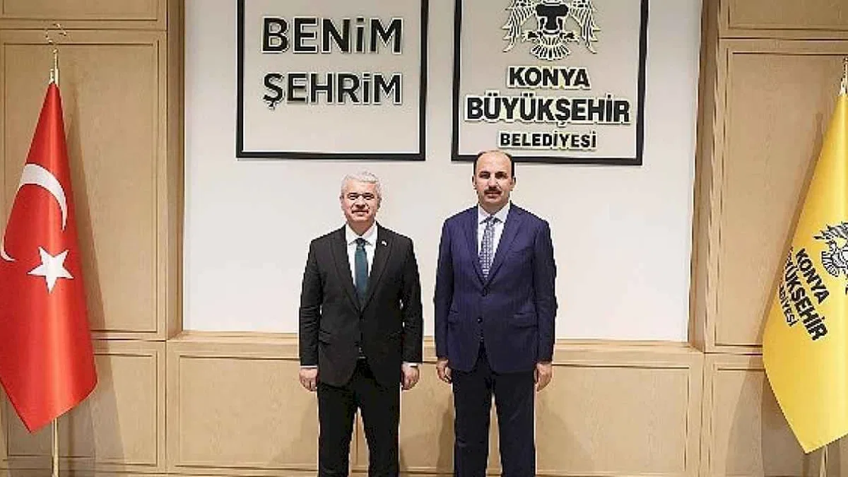 Konya Valisi Akın Başkan Altay'ı Ziyaret Etti