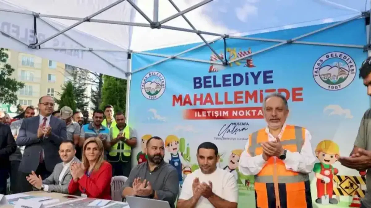 Kayseri Talas'ta 'Belediye Mahallemizde' projesi geri döndü