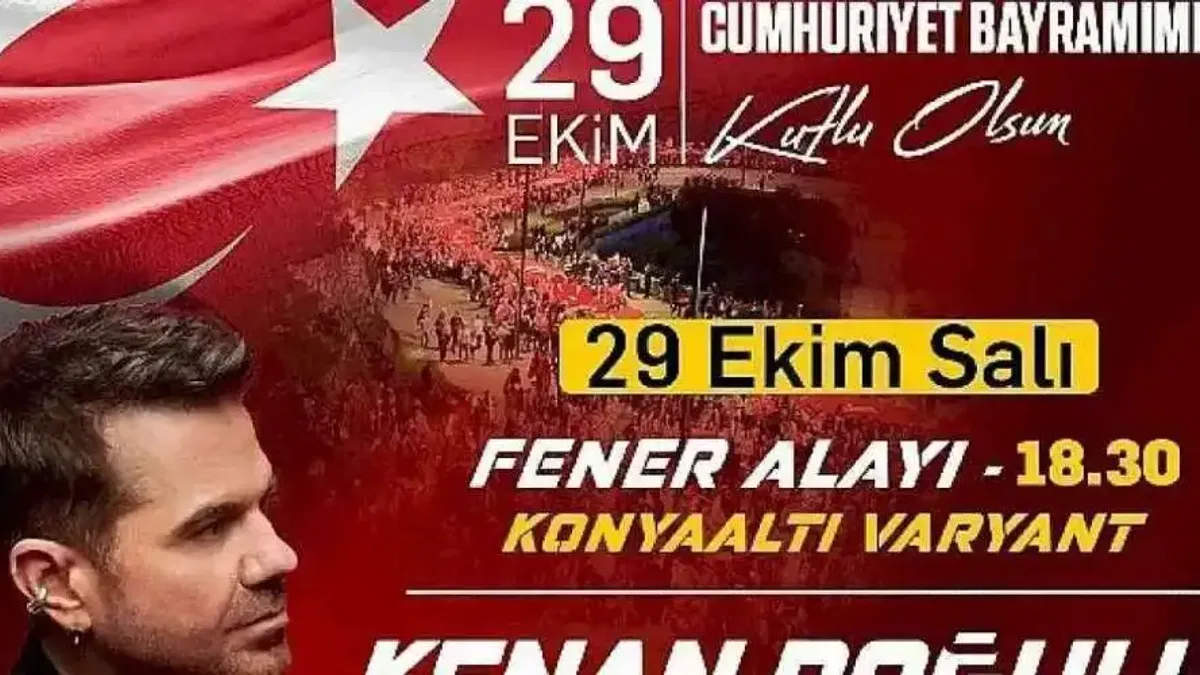 Antalya Büyükşehir Belediyesi'nden Cumhuriyet Bayramı konseri