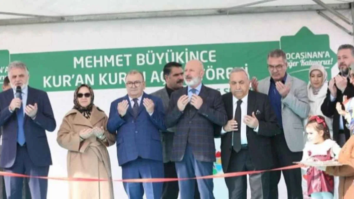 Kayseri Kocasinan'da Mehmet Büyükince Kur'an Kursu açıldı