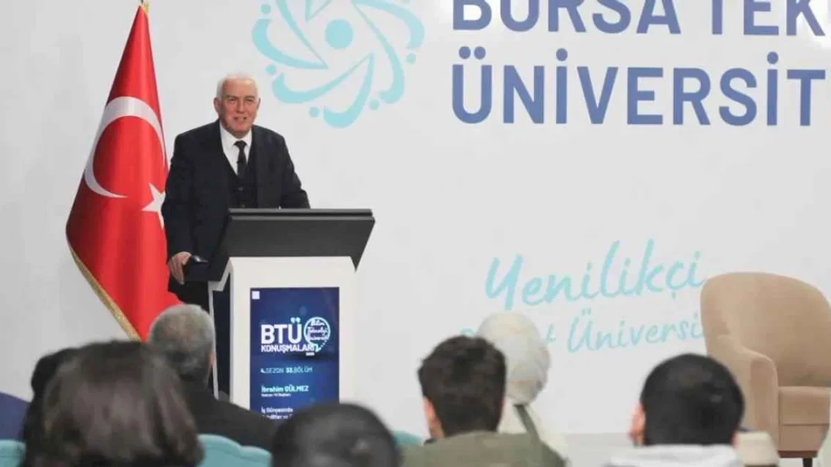 İbrahim Gülmez , BTÜ Konuşmaları’nın konuğu oldu