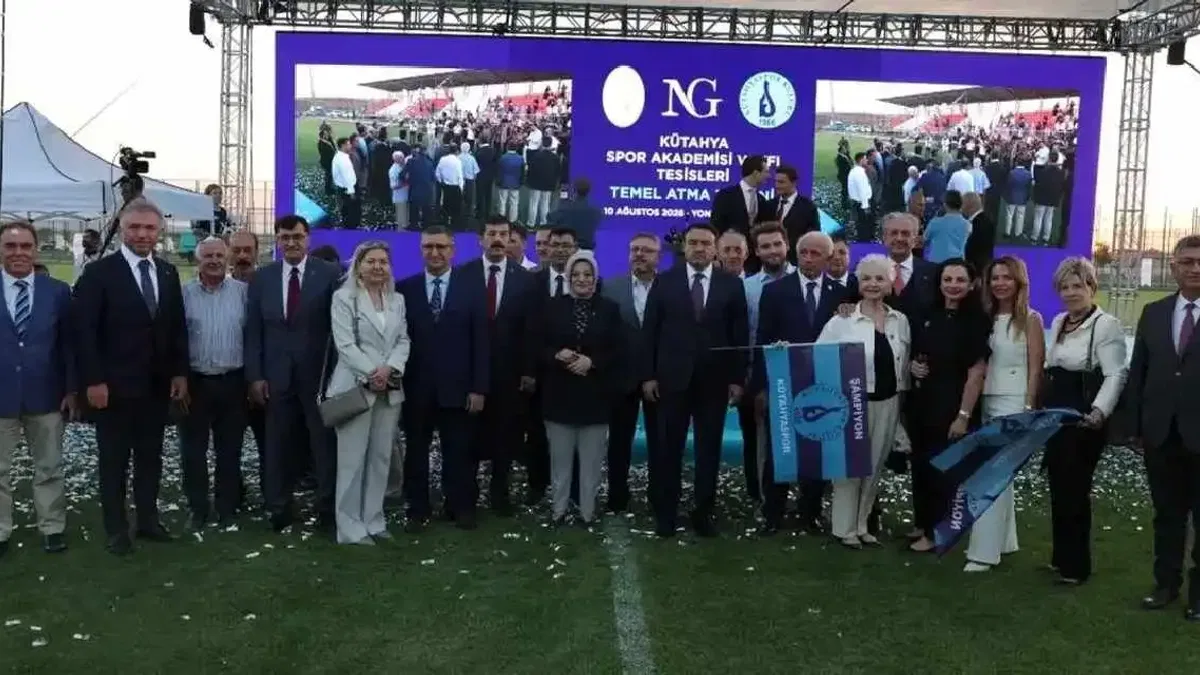 Kütahya Spor Akademisi Vakfı Tesisleri için temel atıldı