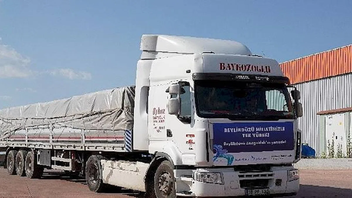 Selin vurduğu Zonguldak'a Beylikdüzü'nden yardım