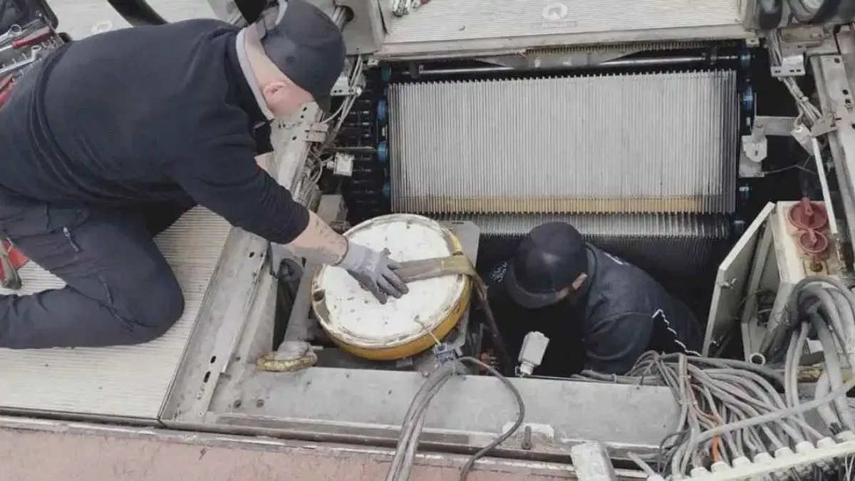 İzmit’teki yürüyen merdivene motor tadilatı