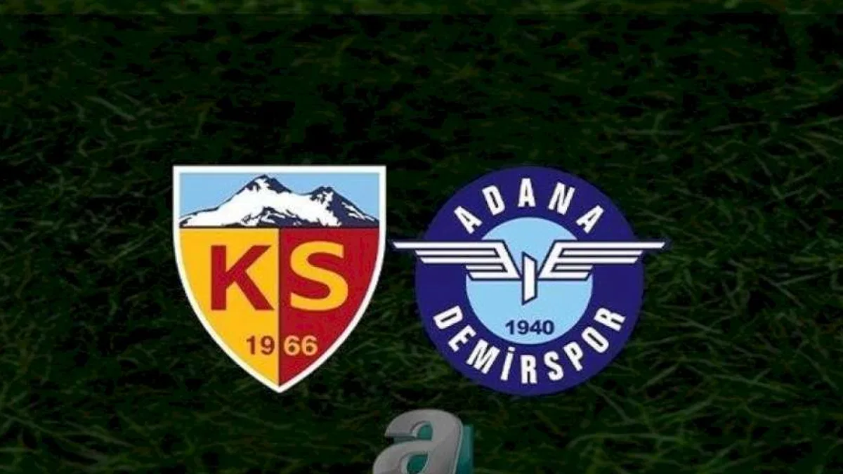 Kayserispor - Adana Demirspor maçı CANLI İZLE (Kayserispor - Adana Demirspor maçı canlı anlatım)