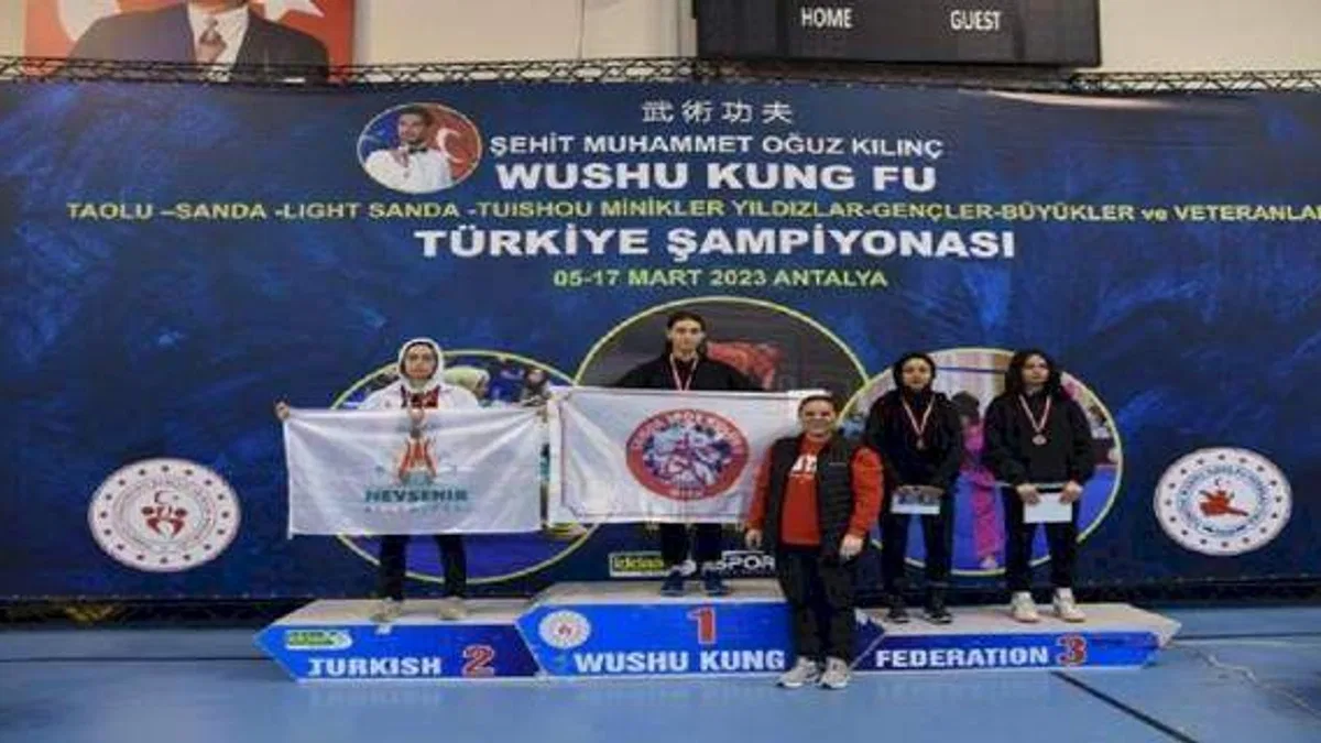 Nevşehirli sporculardan Wushu Kung Fu başarısı