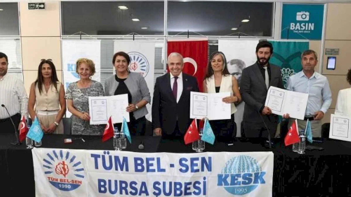 Bursa Nilüfer'de toplu iş sözleşmesi sevinci