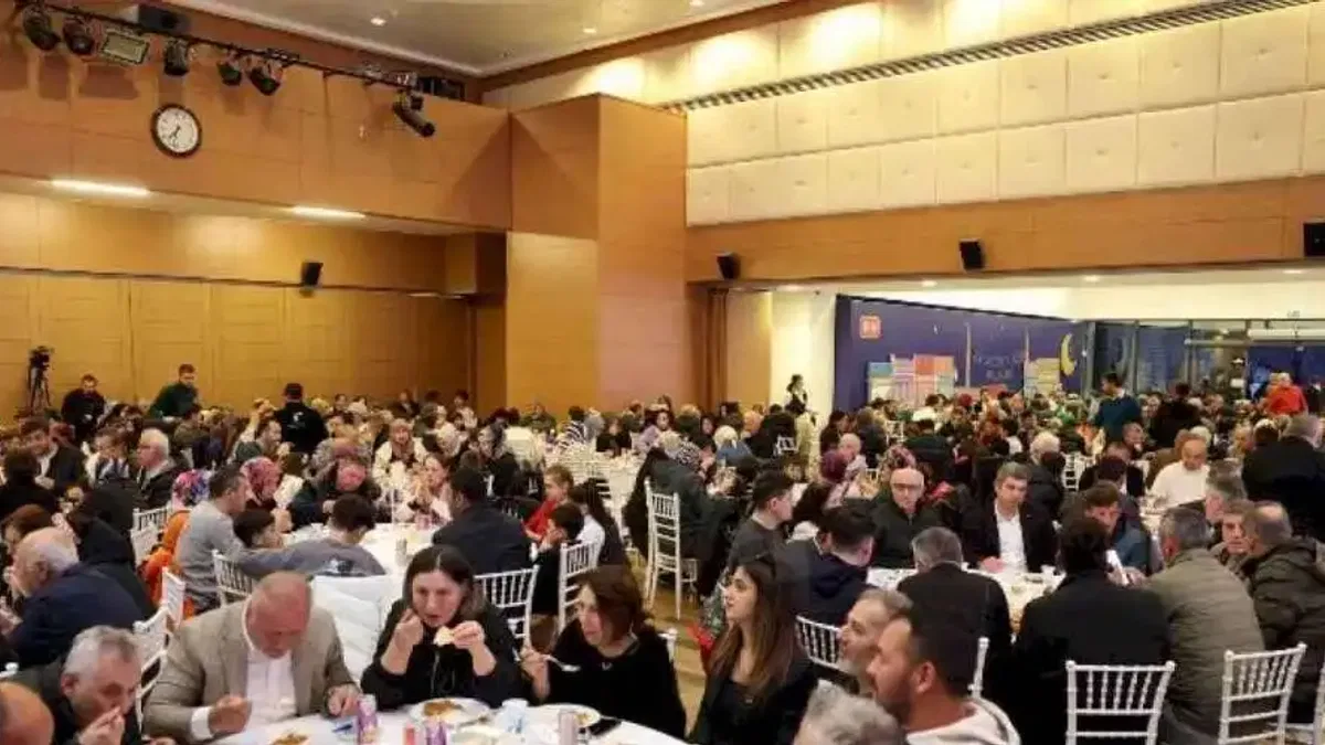 Şile’de yaşayan Karadenizli aileler iftarda buluştu