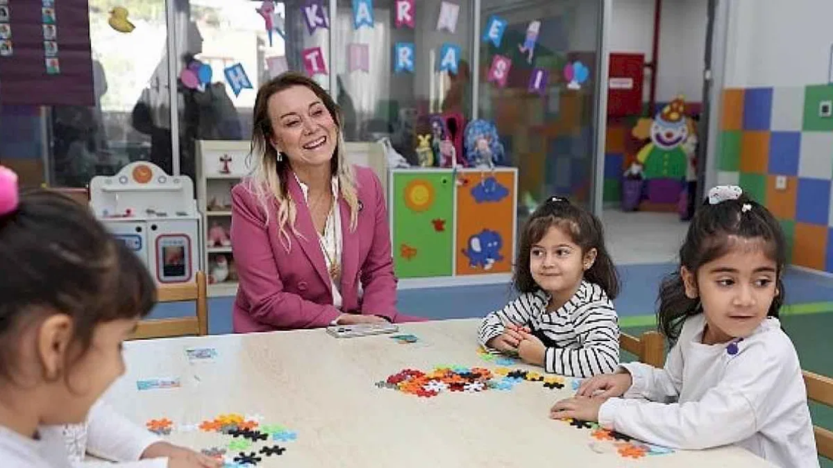 Başkan Mutlu, Oyun Evi'nin minikleriyle bir araya geldi "Okul öncesi eğitim her çocuğun hakkı"