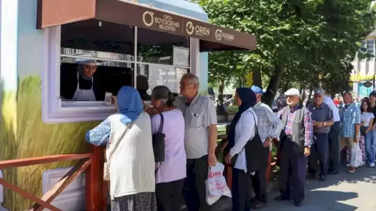 Ordu’da Halk Ekmek bütçeye destek oluyor