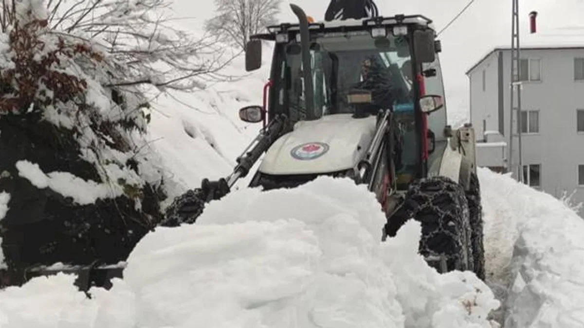 Trabzon Büyükşehir'in kış mesaisi başladı