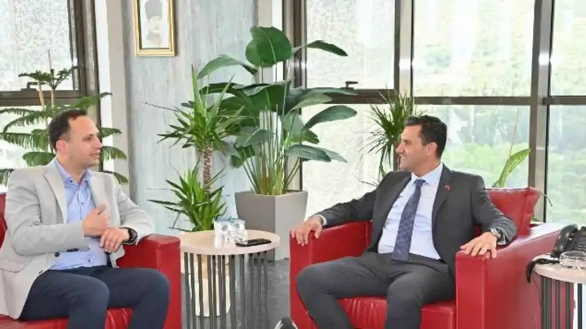 Ömer Eşki’den Başkan Zeyrek'e hayırlı olsun ziyareti