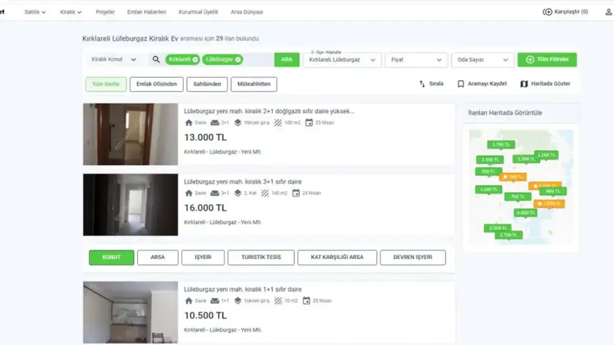 Lüleburgaz'da Ev Bulmanın Püf Noktaları: Kiralık Daireler Hakkında Her Şey