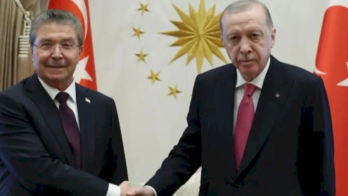 Cumhurbaşkanı Erdoğan, KKTC Başbakanı Üstel’i kabul etti