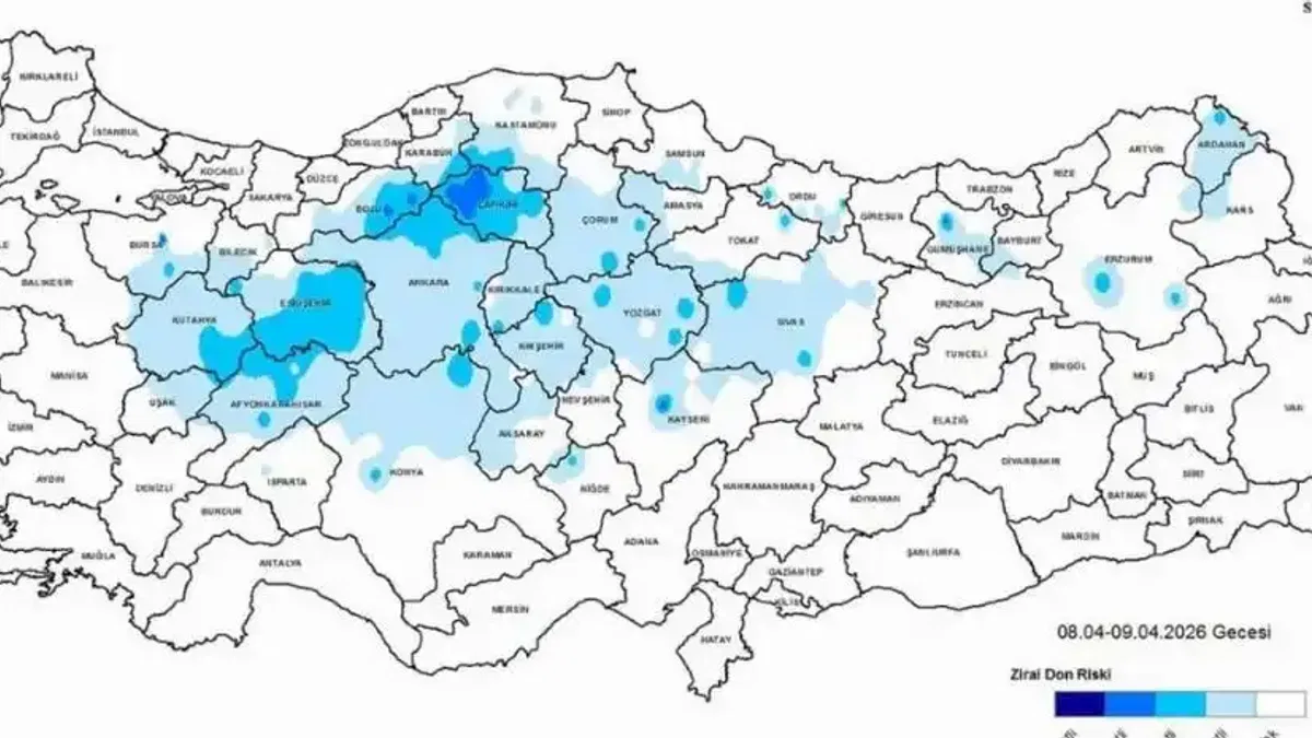 Tekirdağ’dan zirai don uyarısı!