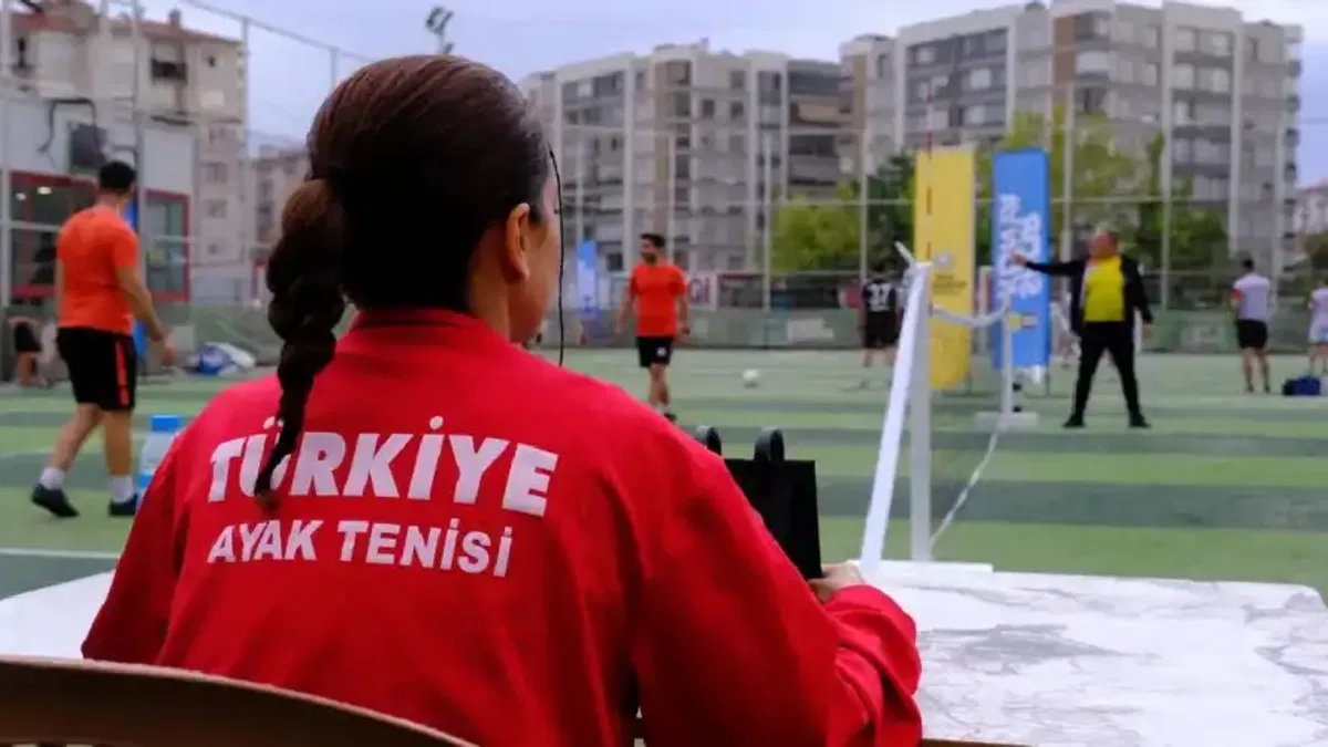 Konya'da ayak tenisi hazırlığı
