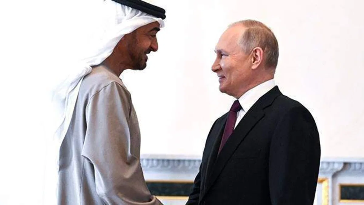 Rusya Devlet Başkanı Putin, BAE Devlet Başkanı Al Nahyan ile görüştü