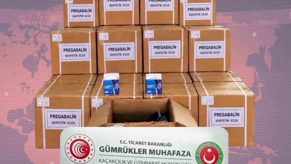 Mersin’de 3 ayrı operasyon! 1 ton 716 kilo pregabalin ele geçirildi